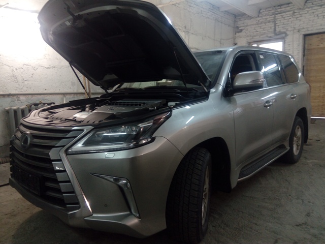 Lexus LX450D — увеличение мощности до 345лс