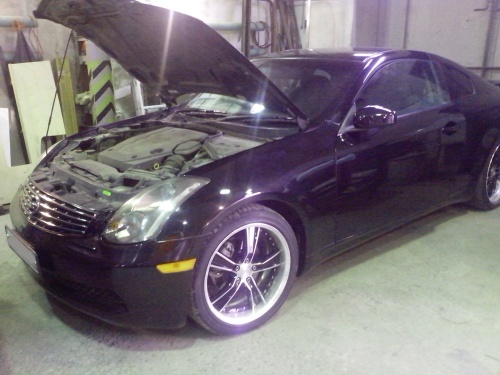 Увеличение мощности Nissan skyline V35 coupe
