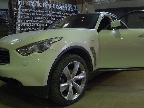 INFINITI FX50s — чип тюнинг и снижение расхода топлива